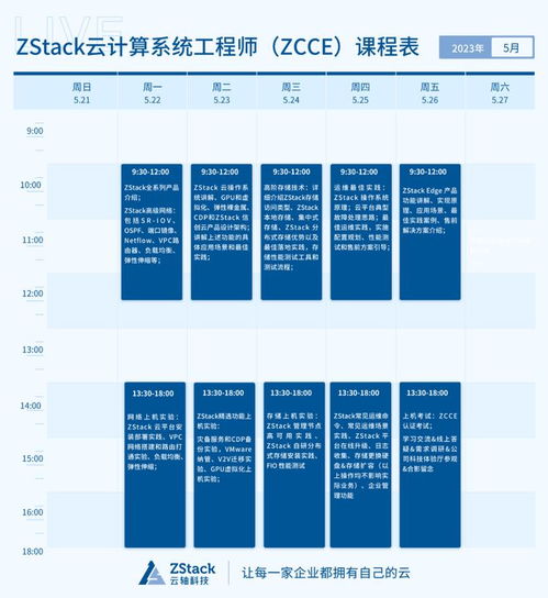 培訓(xùn)報名丨5月15日起，云軸科技ZStack ZCCE、ZCIE、ZCOE三大精品課程重磅開班